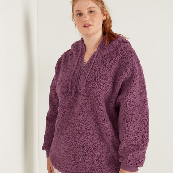 PINK Plush Fleece Pullover - Picture 2 of 2